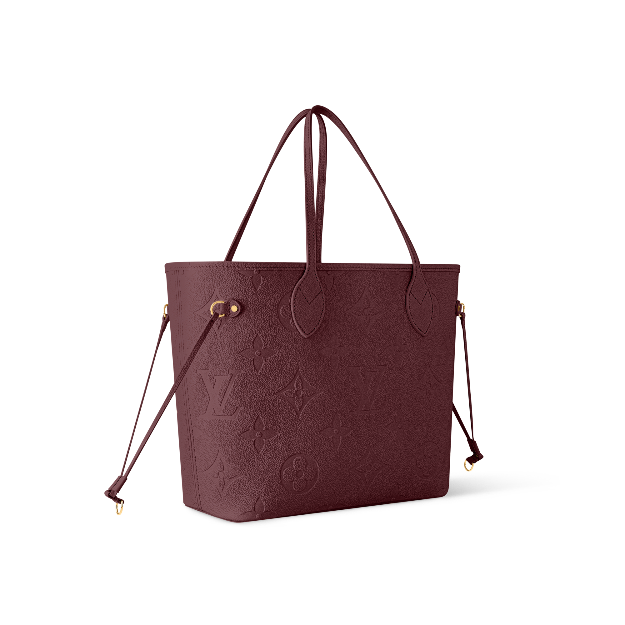LOUIS VUITTON バーガンディ ハンドバッグ Neverfull MM Mid Size Leather Tote | LOUIS VUITTON ®